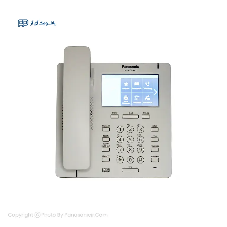 تلفن تحت شبکه KX-HDV330 تلفن سانترال تحت شبکه SIP پاناسونیک KX-HDV330