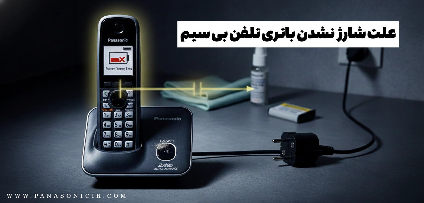 علت شارژ نشدن باتری تلفن بی سیم