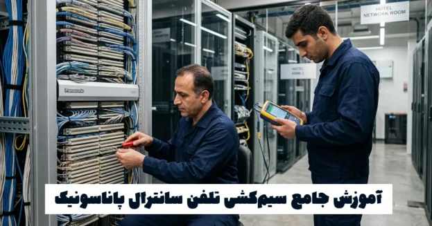آموزش سیم کشی تلفن سانترال
