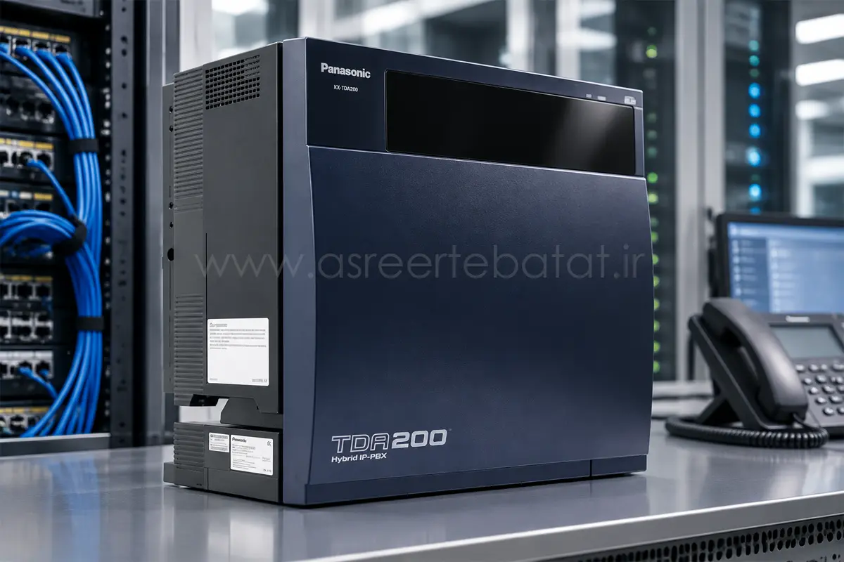 دستگاه سانترال پاناسونیک KX-TDA200 1 دستگاه سانترال دیجیتال پاناسونیک KX-TDA200 برای ارتباطات اداری و تجاری