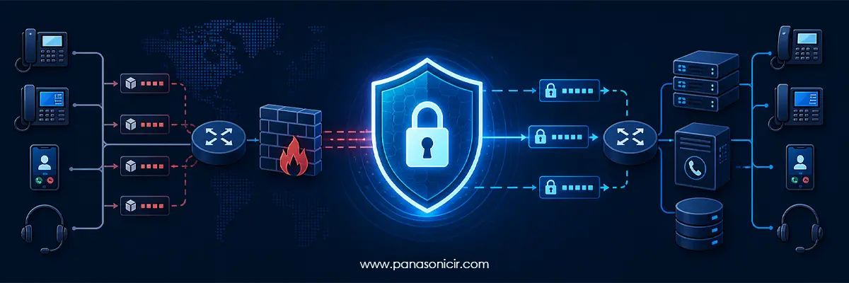  امنیت و کیفیت تماس در سیستم تلفن تحت شبکه