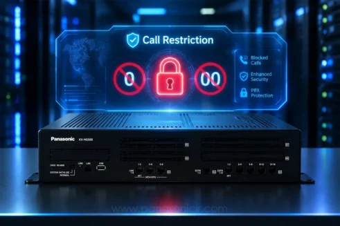آموزش بستن صفر و دو صفر در سانترال پاناسونیک KX-NS500